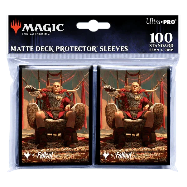Fallout® Caesar, Legion’s Emperor Deck Protector® Sleeves (100ct) for Magic: The Gathering